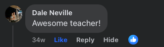 Dale Neville: Awesome teacher!