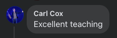 Carl Cox: Excellent teaching