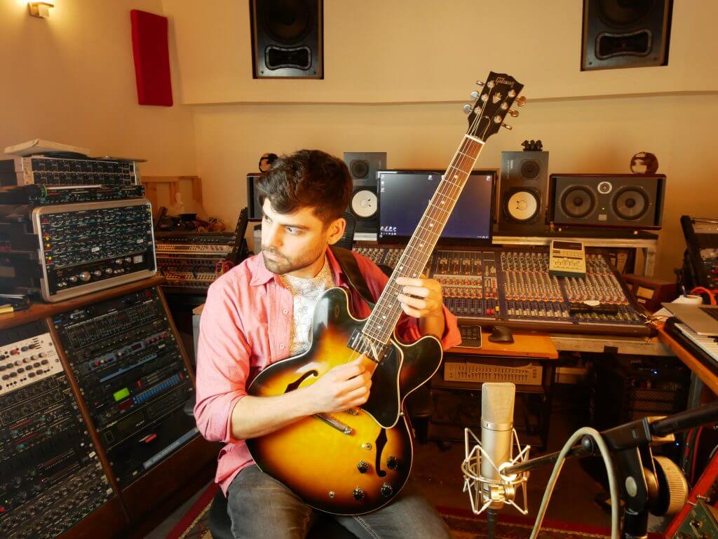 Daniel Weiss in the studio